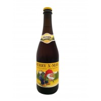 Kerstpakket bier: La Chouffe (750 ml) in luxe rode kerstboom verpakking